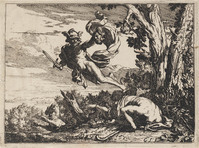 KG 05420
<br/>
Mercurius met het hoofd van Argus
<br/>
<em>Lairesse, Gerard de (1641-1711)</em>